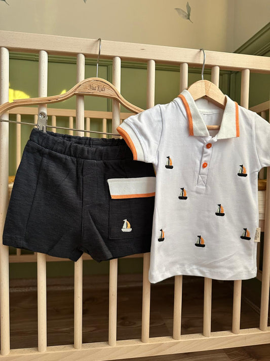 NECİX YELKEN TEMALI ERKEK BEBEK TAKIM