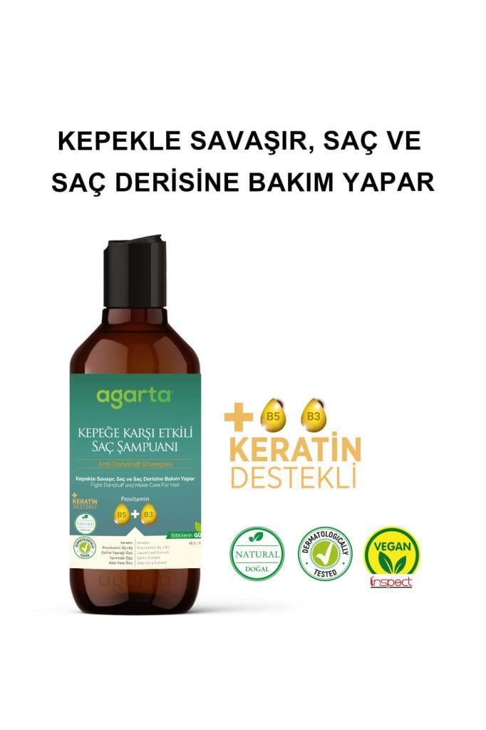 Agarta Doğal Kepeğe Karşı Şampuan 400 ml