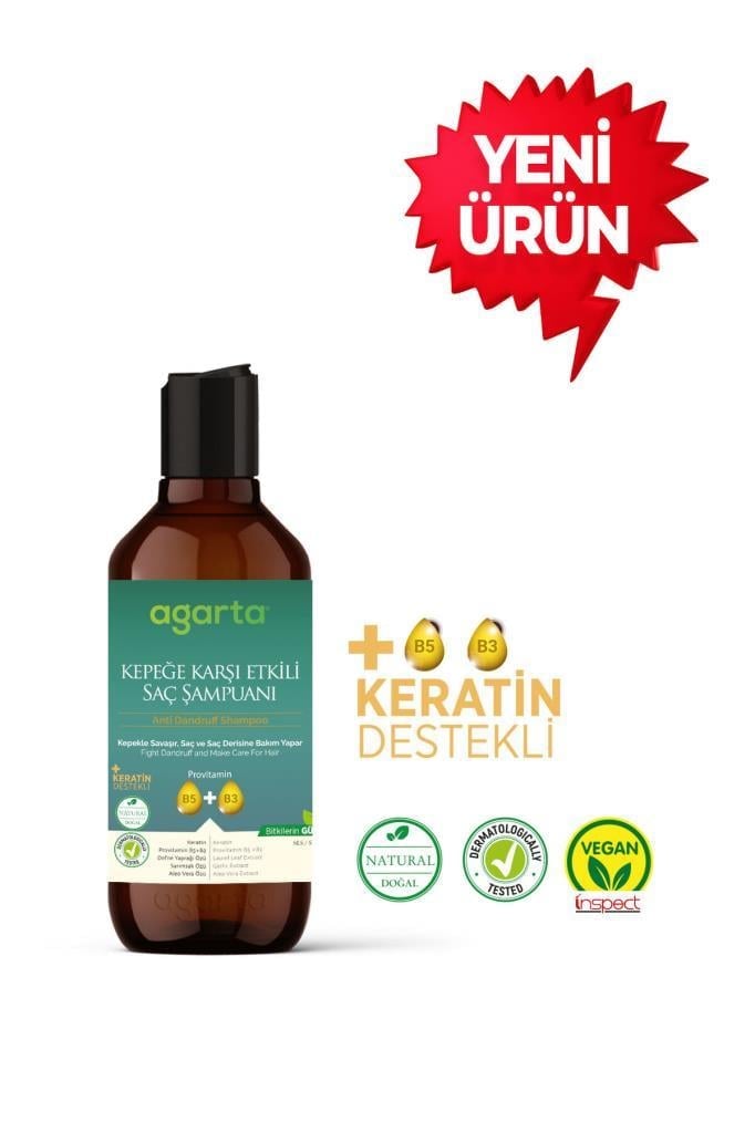 Agarta Doğal Kepeğe Karşı Şampuan 400 ml