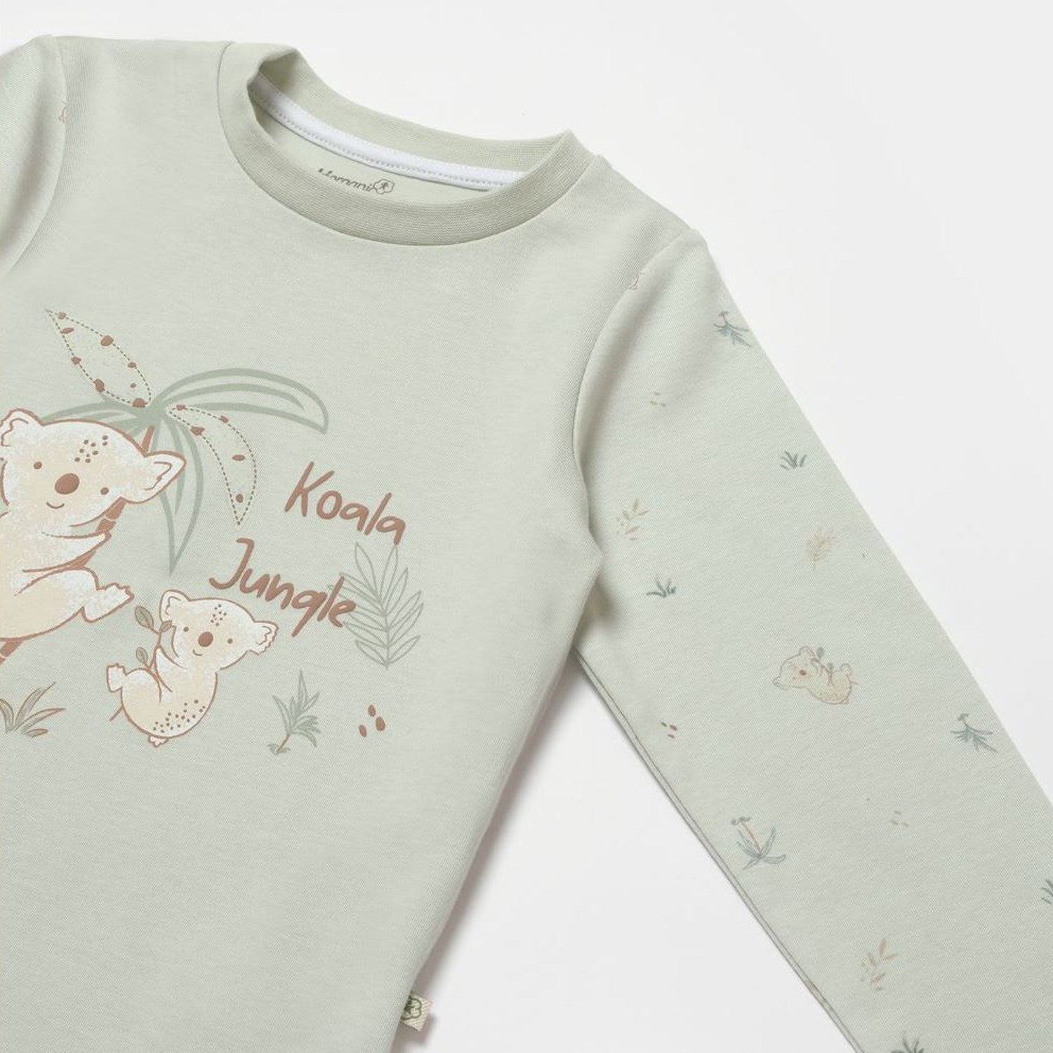 Bibaby Biorganic Koala Jumper Pijama Takım 59778 Mint