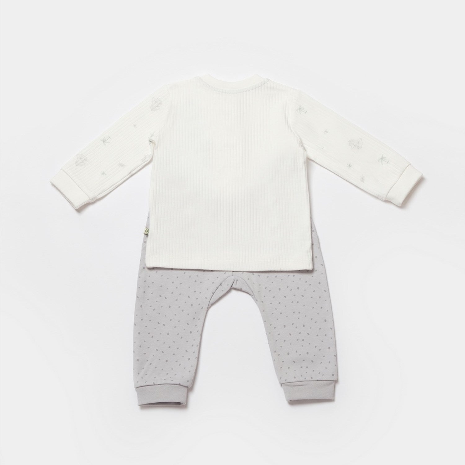 Bibaby Biorganic Koala Jungle 2'Li Bebek Takım 59776 Gri