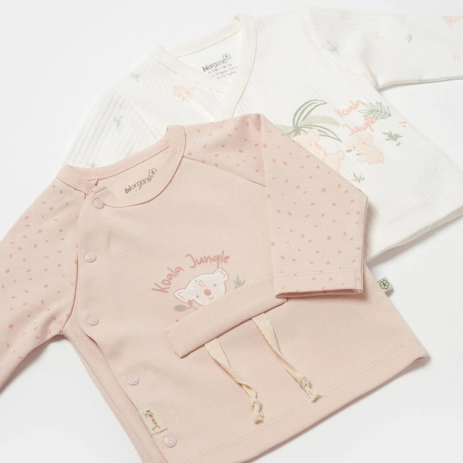 Bibaby Biorganic Koala Jungle 2'Li Zıbın 73316 Pembe