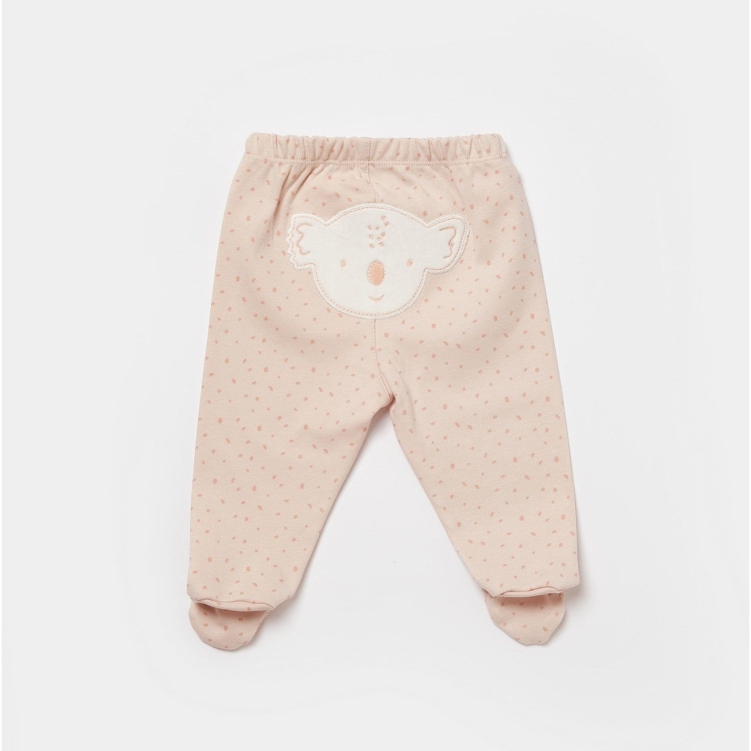 Bibaby Biorganic Koala Jungle Patikli Pantolon 57888 Pembe