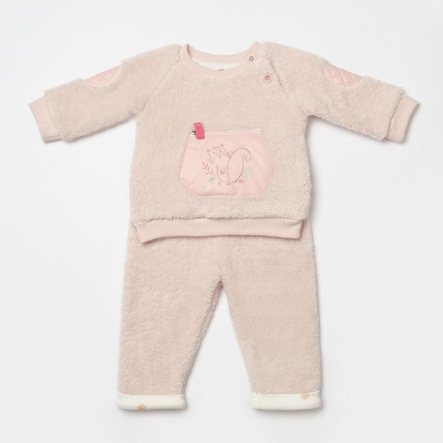 Bibaby Pretty Moments 2'Li Bebe Takım 59812 Ecru Pink