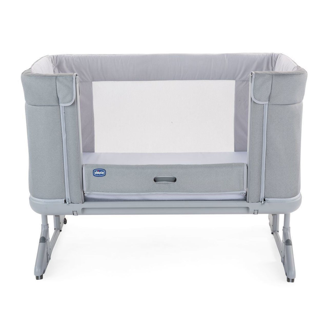 Chicco Next2Me Forever Anne Yanı Beşik Ash Grey Cross Collection