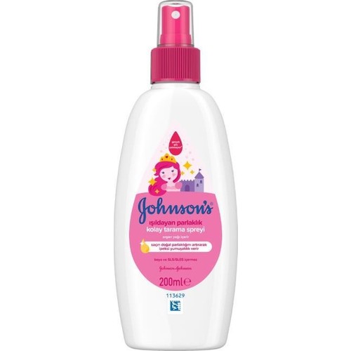 Johnson's Baby Işıldayan Parlaklık Kolay Tarama Spreyi 200ml