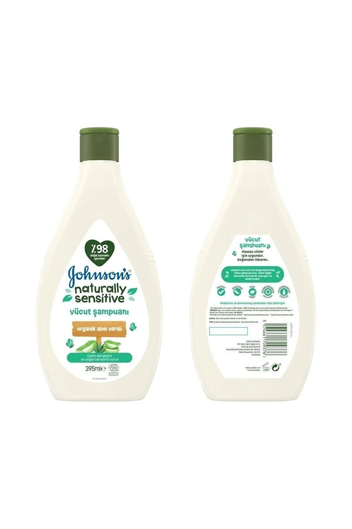 Johnson's Baby Naturally Sensitive Vücut Şampuanı 395ml