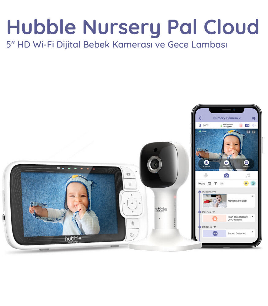 Motorola Hubble HBL12 Nursery Pal Cloud Dijital Bebek Kamerası