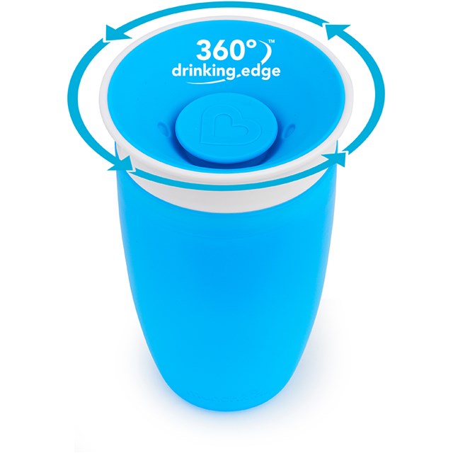 Munchkin Mucize 360° Alıştırma Bardağı 12 Ay+ 296 ml Mavi