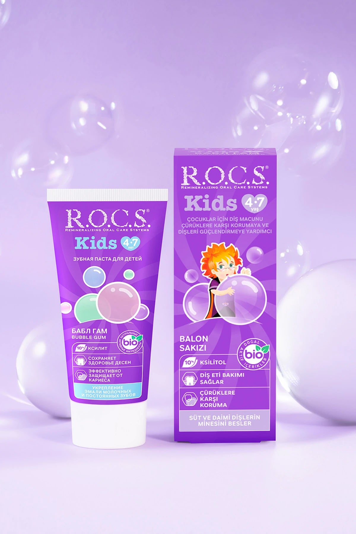 R.O.C.S.Kids Diş Macunu 4-7 Yaş 35 ml Sakız