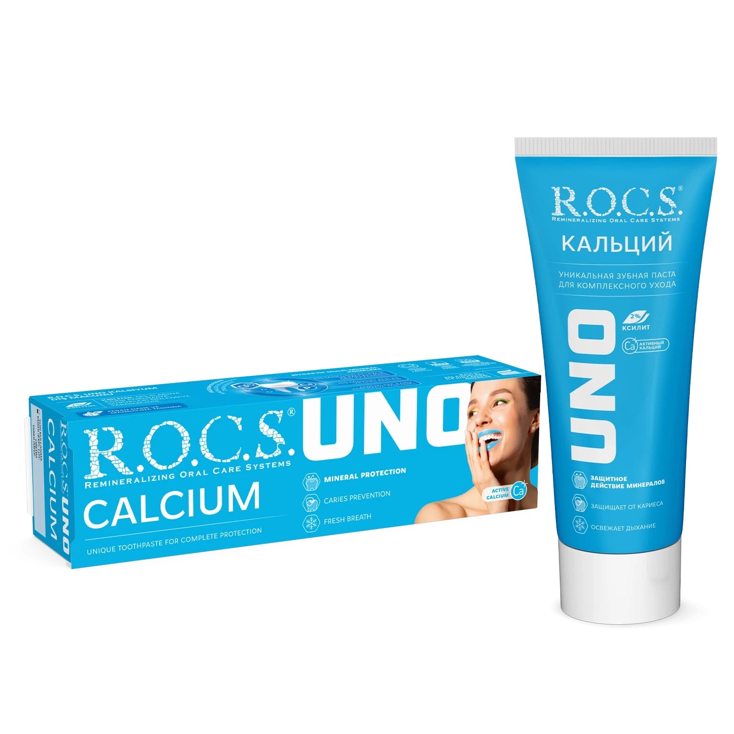 R.O.C.S.Uno Kalsiyum Tam Koruma Diş Macunu 60 ml