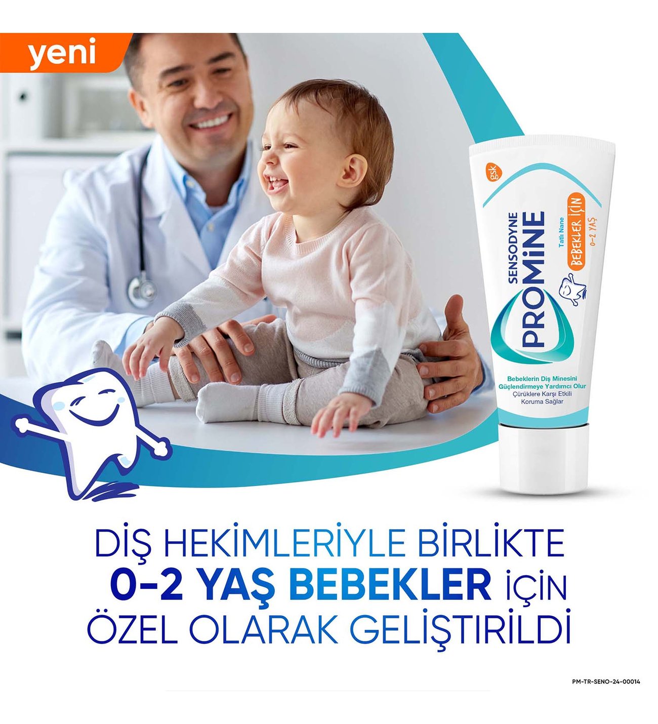 Sensodyne Promine Bebekler İçin Diş Macunu 0-2 Yaş