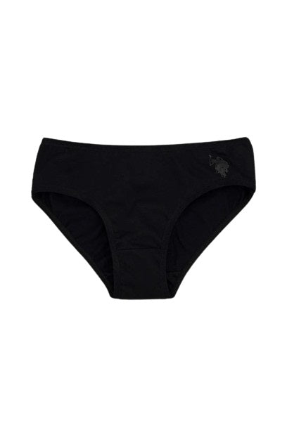 U.S. Polo Kız Çocuk Slip Külot 1677 Siyah